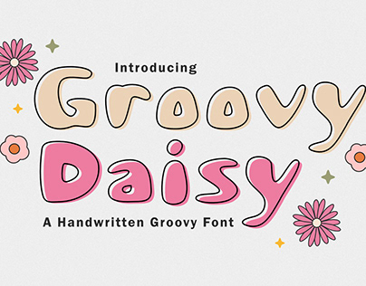 Groovy Daisy - Retro Handwritten Font