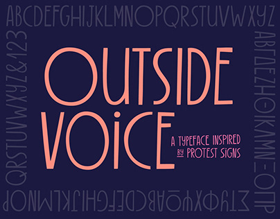 Outside Voice Handwritten Typeface
