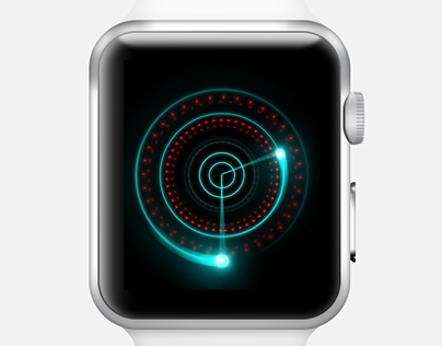 Apple Watch Futuristic Face Concept