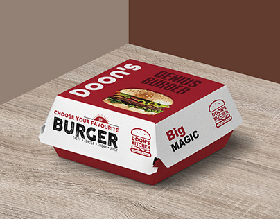 Burger Box Design for(Film "MILI")