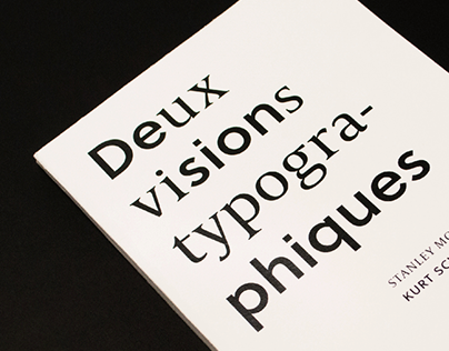 Deux visions typographiques