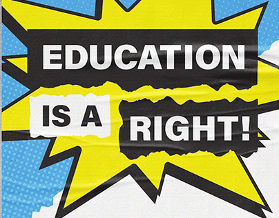 Education Is A Right Campaign Branding