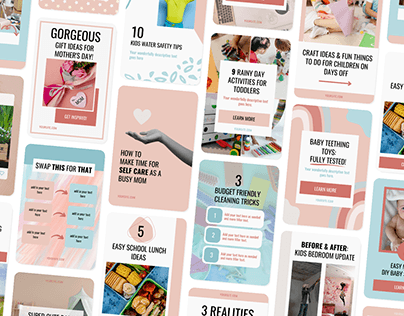 Pinterest Templates for Parenting Blogs
