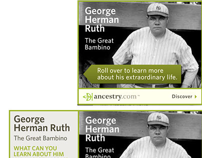 Ancestry.com Interactive Banners