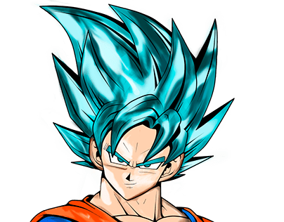 Pintura Digital Goku SSJ Blue