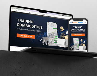 Tradiing Commodities Lading Page