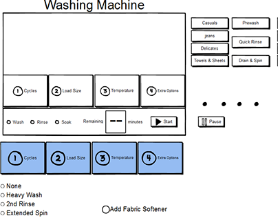 Washing Machine UI Redesign
