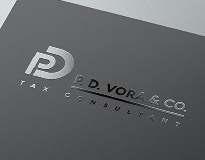 P D Vora Brand Logo Design | WebsManiac Inc.