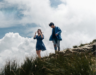 Couple in mountain