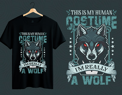 Wolf custom T-shirt Design