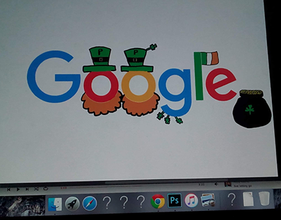 Saint Patricks day Google doodle