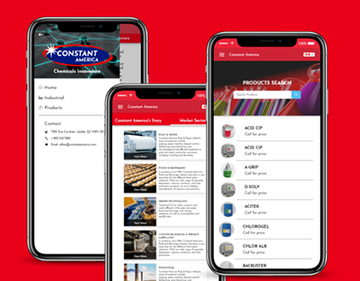Constant America - App UI Design
