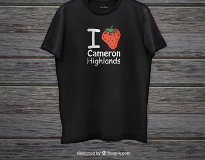 T-shirts design for Cameron Highlands.