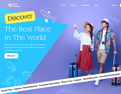 Travel agency | Landing Page 🔥