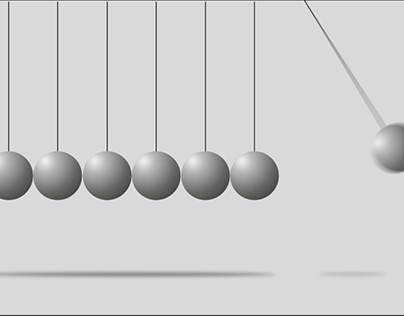 Newtons Pendulum - Animation