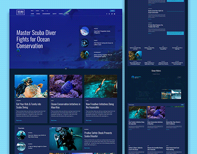 WP Blog - Scuba Diving Blog Website 1