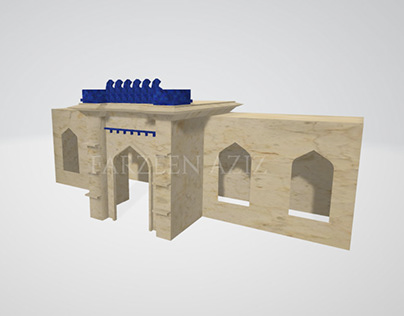 3D Model of Lahori Gate