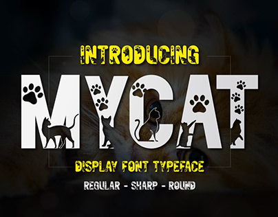 Mycat - Display font