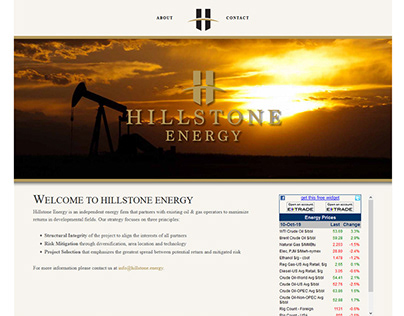 Oil & Gas Industry Company website