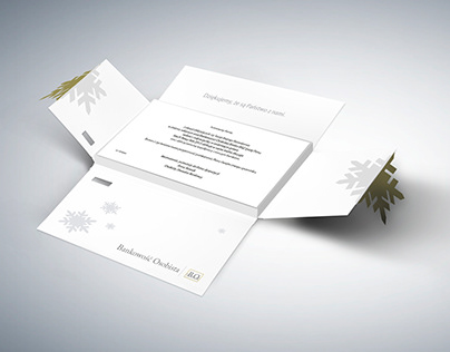Christmas direct-mail with personalized gift - Bank BGŻ