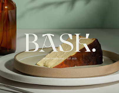 Visual Identity / Art Direction Bask. Burnt Cheesecake