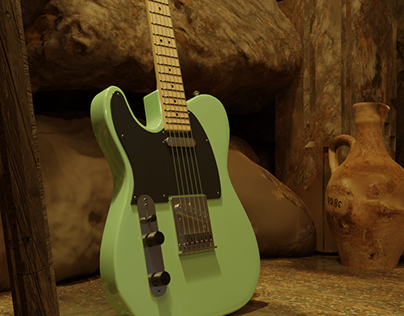 Fender American VIntage II 1963 Telecaster 3D render