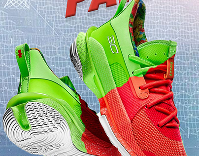 Curry 7 Sour Patch Colorway