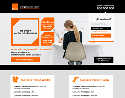 Orange Negocios Website