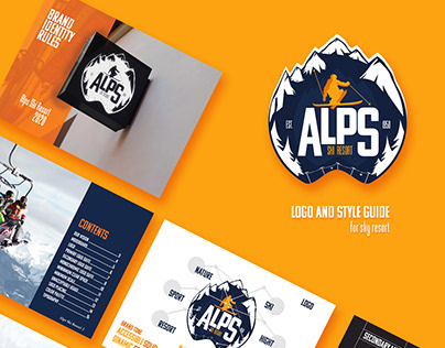 Logo and Style Guide for Ski Resort