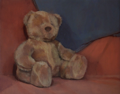 Teddy 16"x20" oil on canvas
