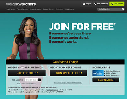 Weight Watchers - Marketing Website