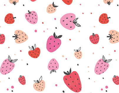 Pattern design - Colorful fruit