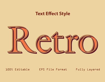 EPS Vector Editable Text Effects