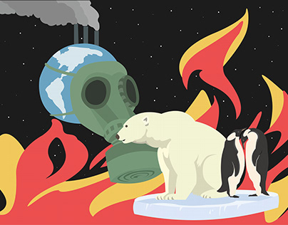 Global Warming Illustration