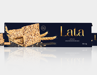 Lata Biscuits packaging design