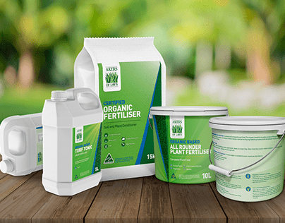 Akers of Lawn Product Label Design