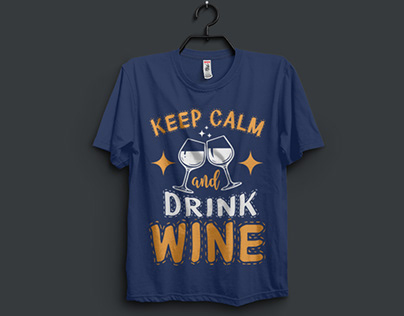 Wine T Shirt Design