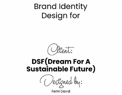 Brand Identity Design For DSF