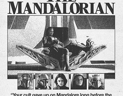 The Mandalorian: Retro Poster Series