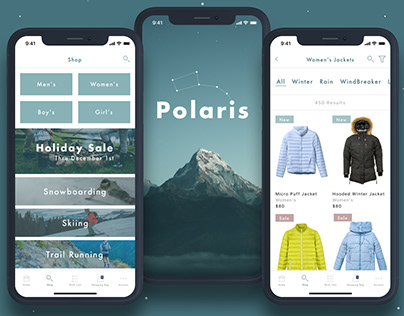 Polaris (Ecommerce Concept App)
