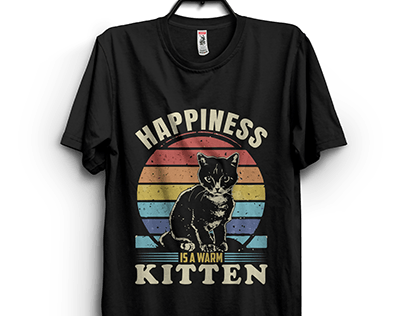 Cat T shirt Design