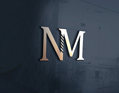 'NM' 3D Logo Design