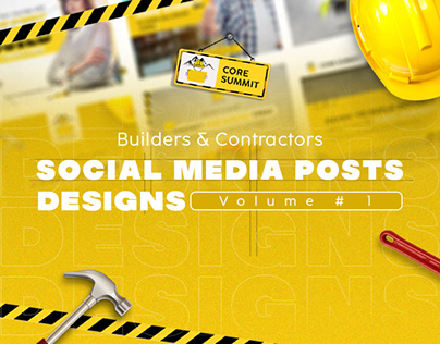 Builders & Contractors Social Media post kit (vol # 1)