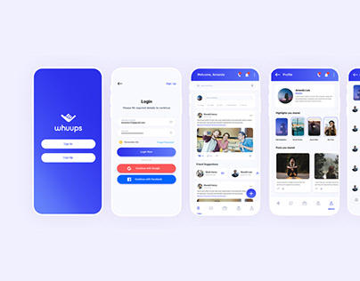 Social Platform App Design