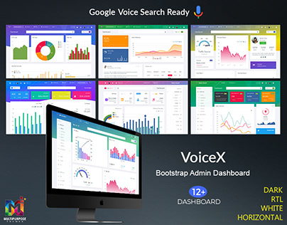 VoiceX Bootstrap Admin Dashboard