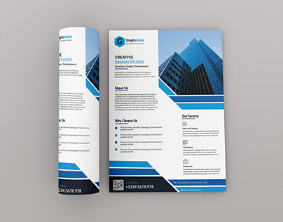 Business Flyer Template, A4 Size