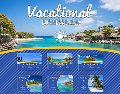 Vacational Business Card Templates