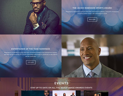 NAACP Image Awards Web Development