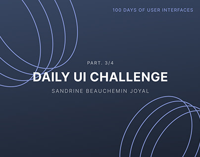 Daily UI Challenge 3/4