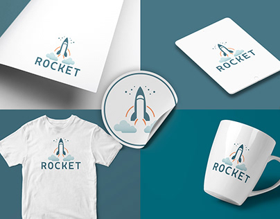 Rocket Minimalist Logo